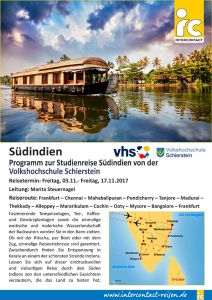 Reiseprogramm-Flyer (A4)