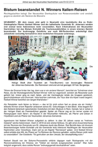 Berichterstattung Schwarz-Touristik Berichterstattung Schwarz-Touristik